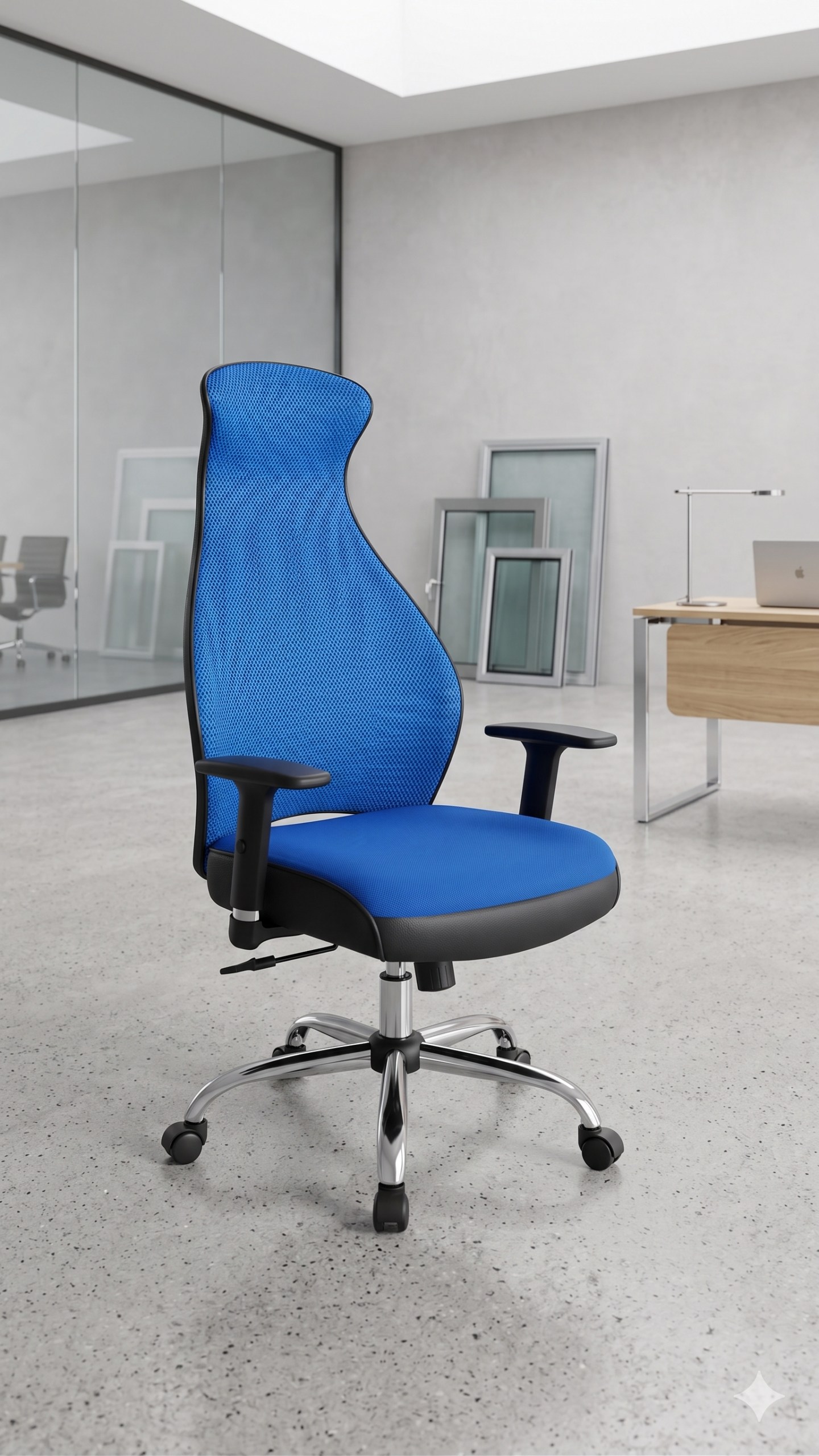 Silla Ergonómica Blue – Línea de Fabricación NUEVA