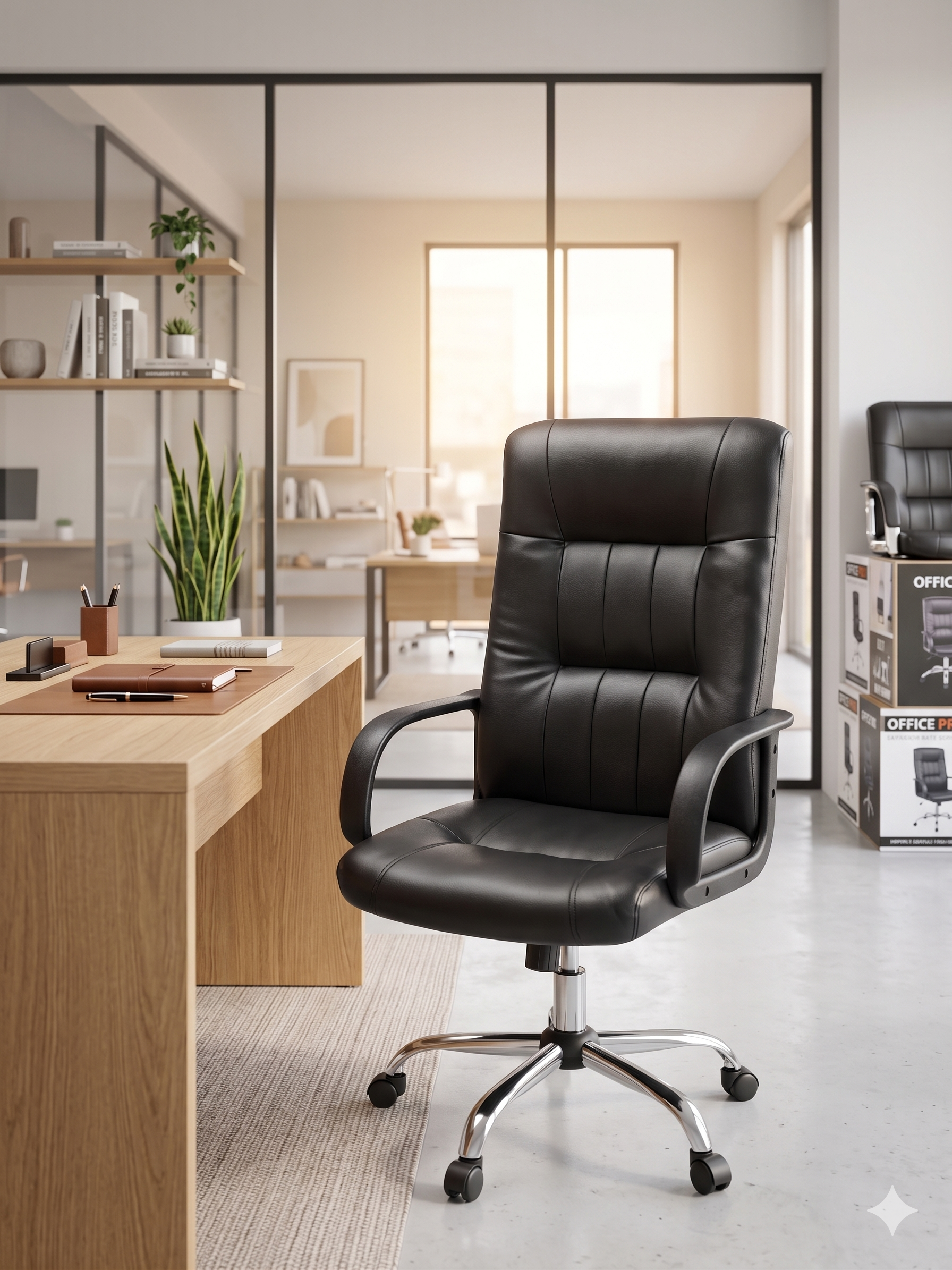 Silla Gerencial Black -Remanufacturada P