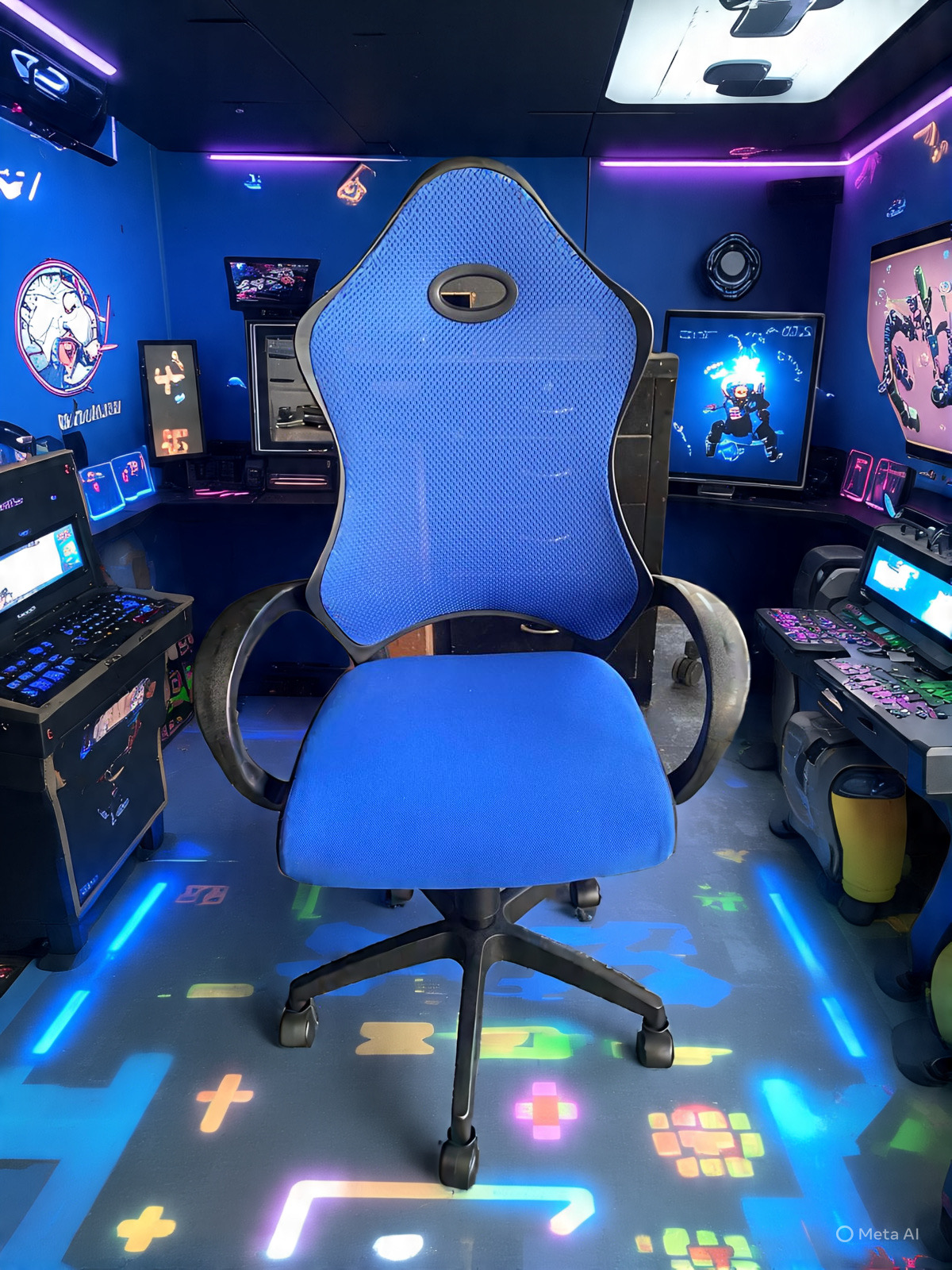 Silla Gamer GXT Azul NUEVA