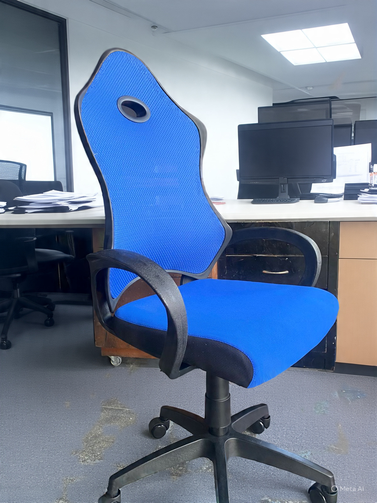 Silla Gamer GXT Azul NUEVA - Imagen 4